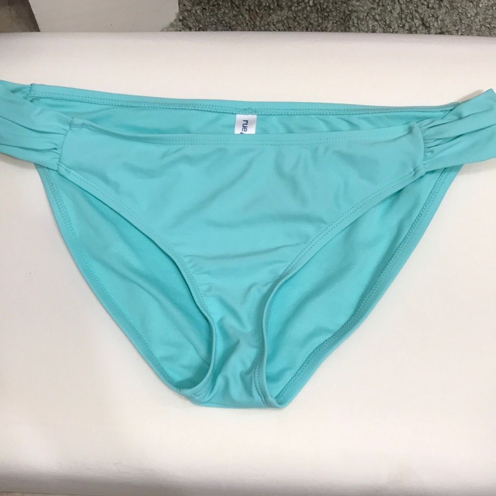Rue 21 - aqua blue bikini bottoms- size large